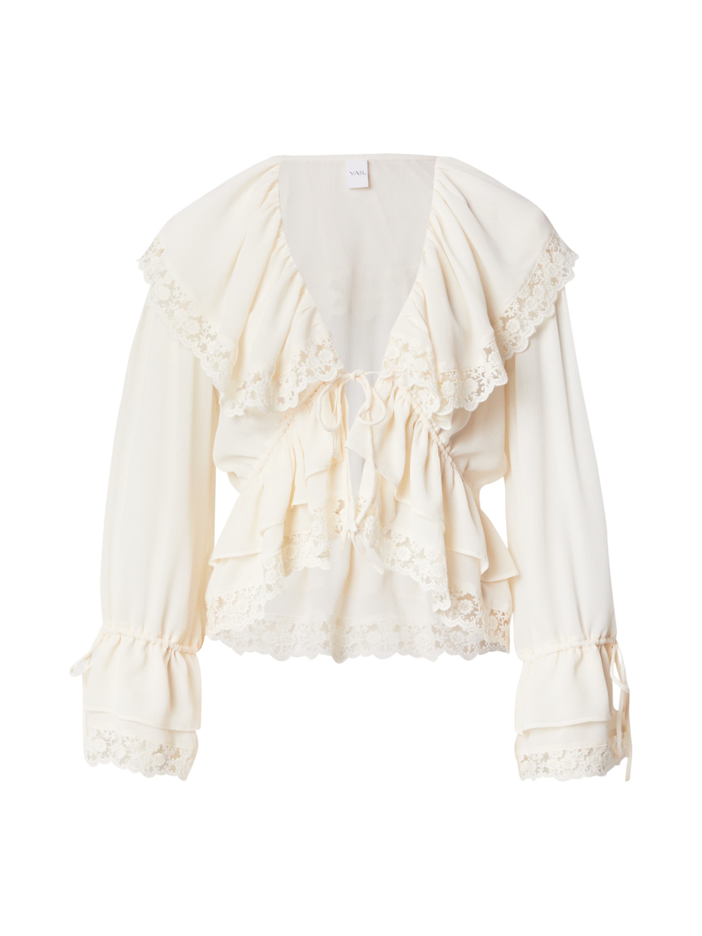 YAS Pusero 'YASHELLE' värissä beige: etupuoli