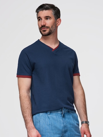 Ombre Shirt in Blauw: voorkant