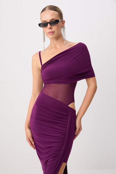 Trendyol Vestido de noche en 36 en lila oscuro, Vista del producto