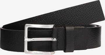 Calvin Klein - Cinturón 'VAULT' en negro: frente