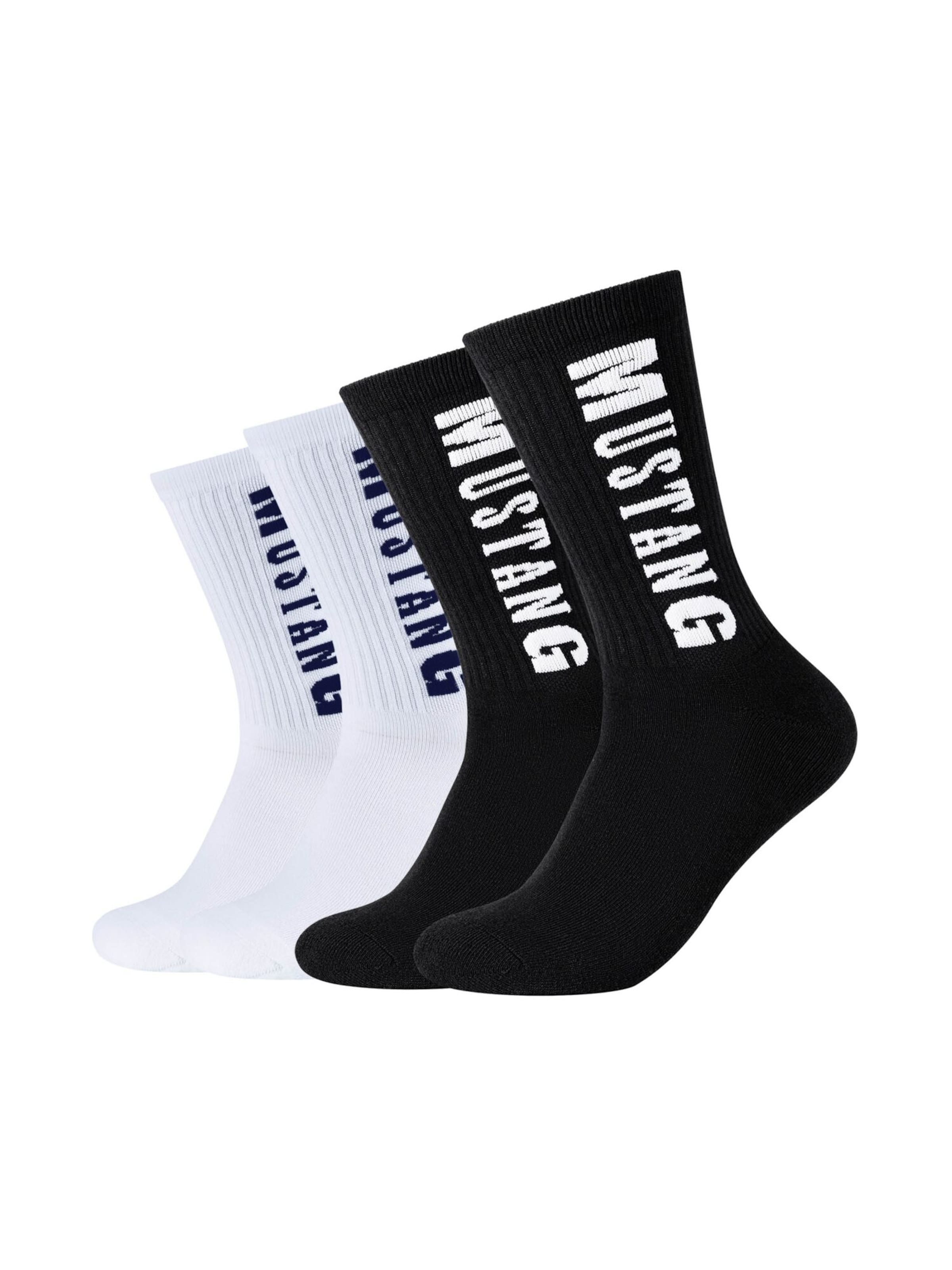 MUSTANG Socken in Schwarz: Vorderseite