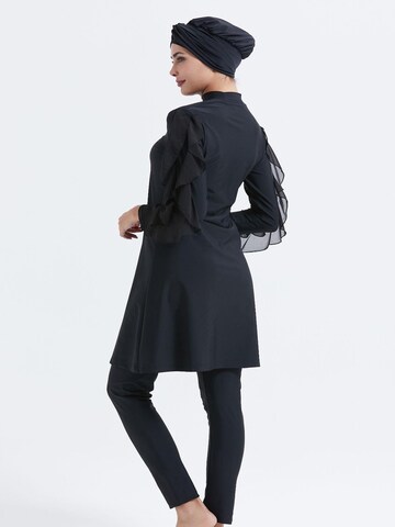 C&City Hijab Badeanzug in Schwarz
