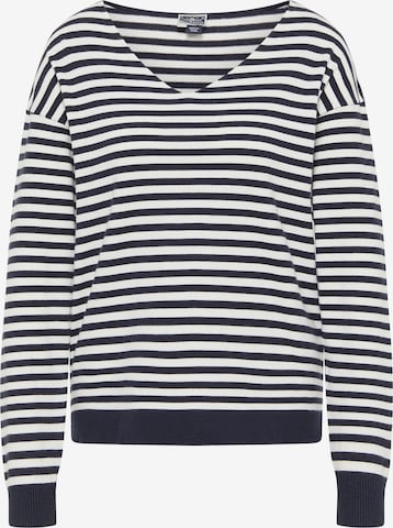 DreiMaster Maritim - Pullover 'Takelage' em azul: frente