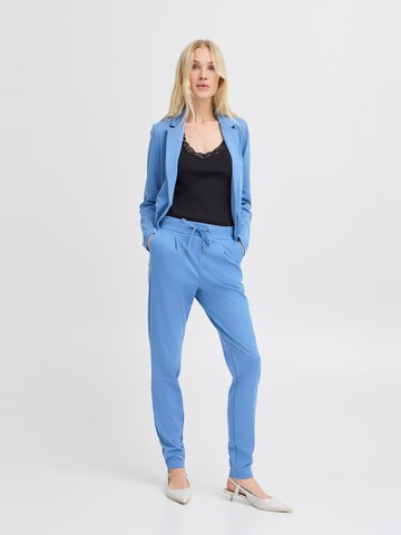 b.young - Tapered Pantalón plisado 'Rizetta' en azul: frente