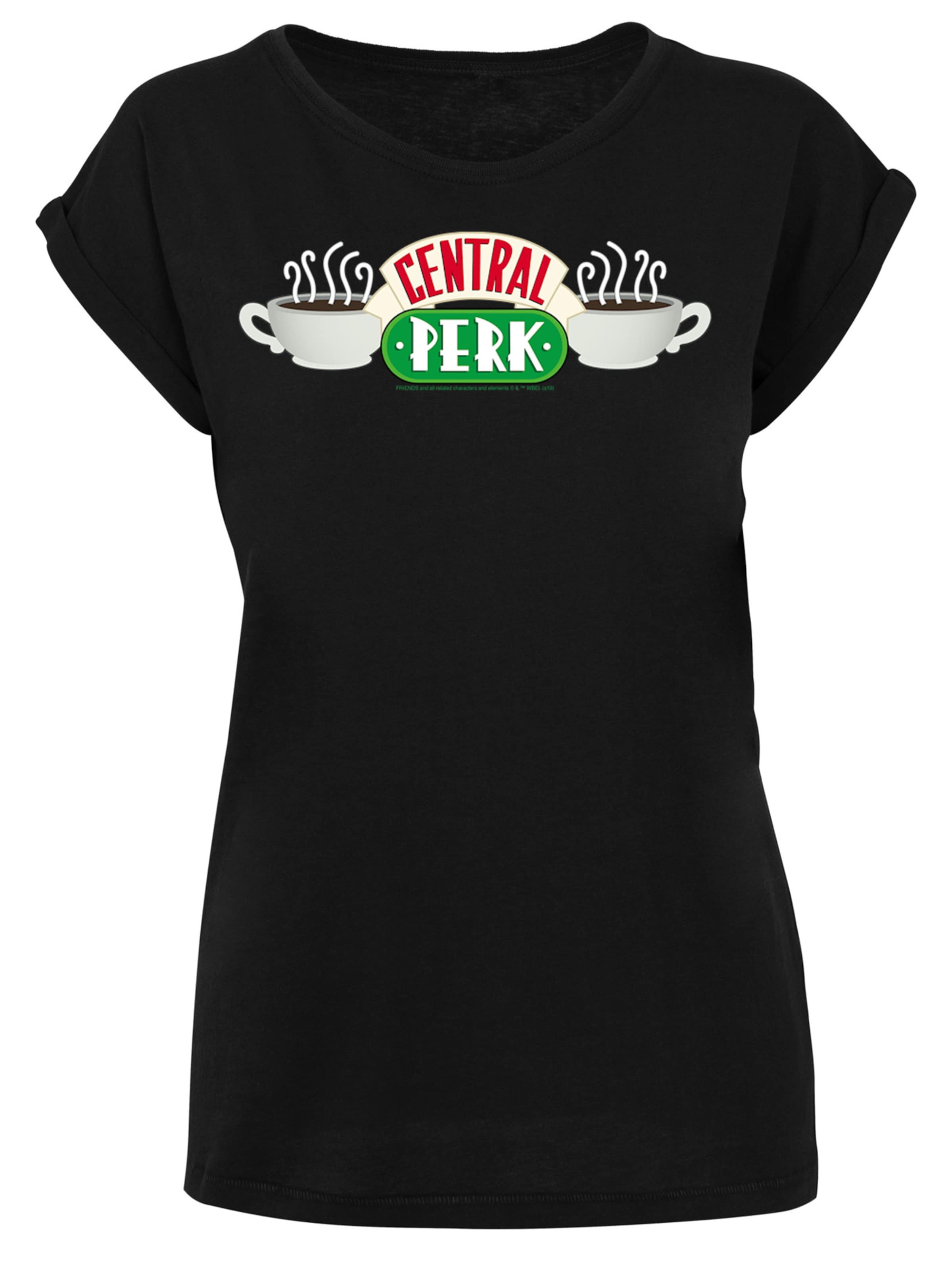 T-shirt 'Friends Central Park' F4NT4STIC en noir : devant