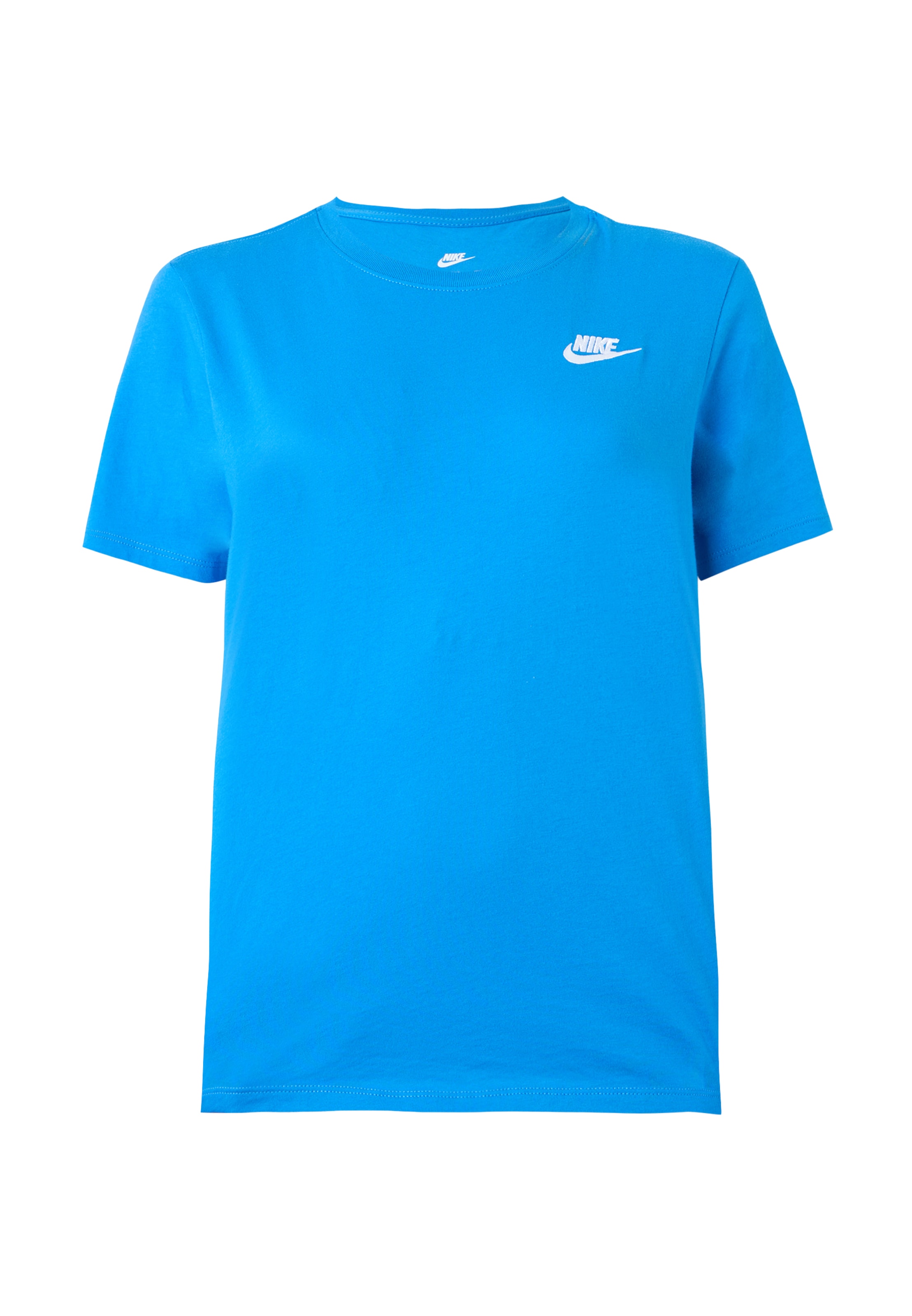 Nike Sportswear Majica 'CLUB' | modra barva: sprednja stran
