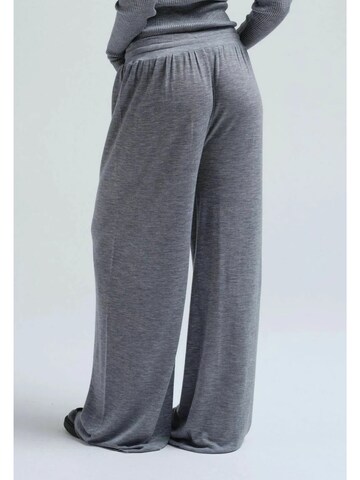 Wide leg Pantaloni 'Barbera Merino' di Seamless Basic in grigio
