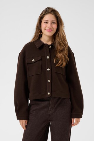 Veste mi-saison 'Marigold' Cream en marron : devant