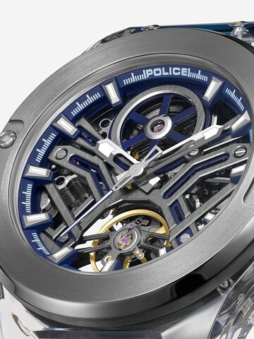 POLICE Analoog horloge ' Cyclone ' in Blauw