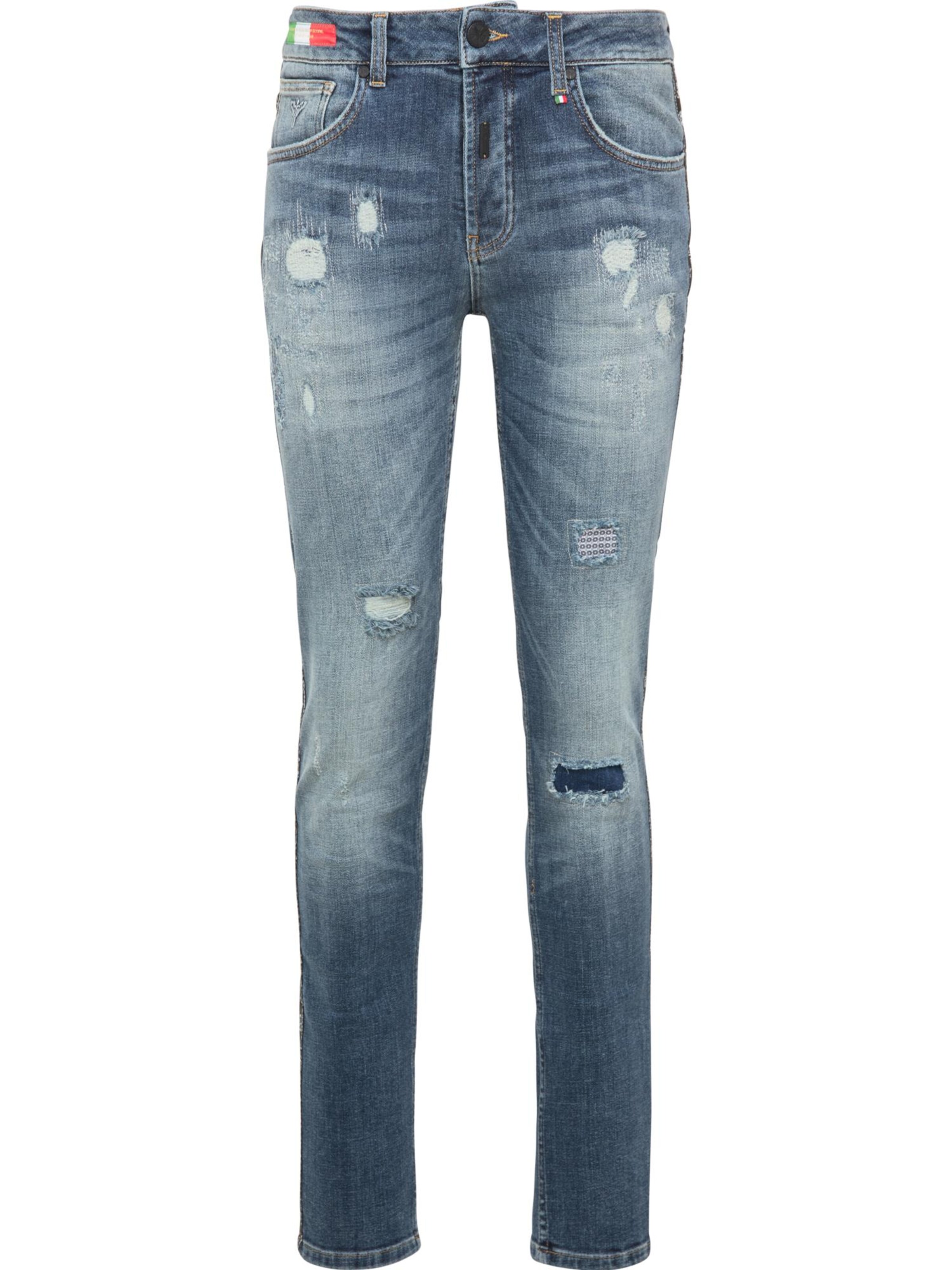 Carlo Colucci Regular Jeans 'Cecco' in Blue: front