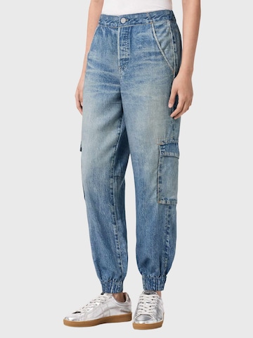 AllSaints Дънки Tapered Leg Карго дънки 'SELMA' в синьо: отпред