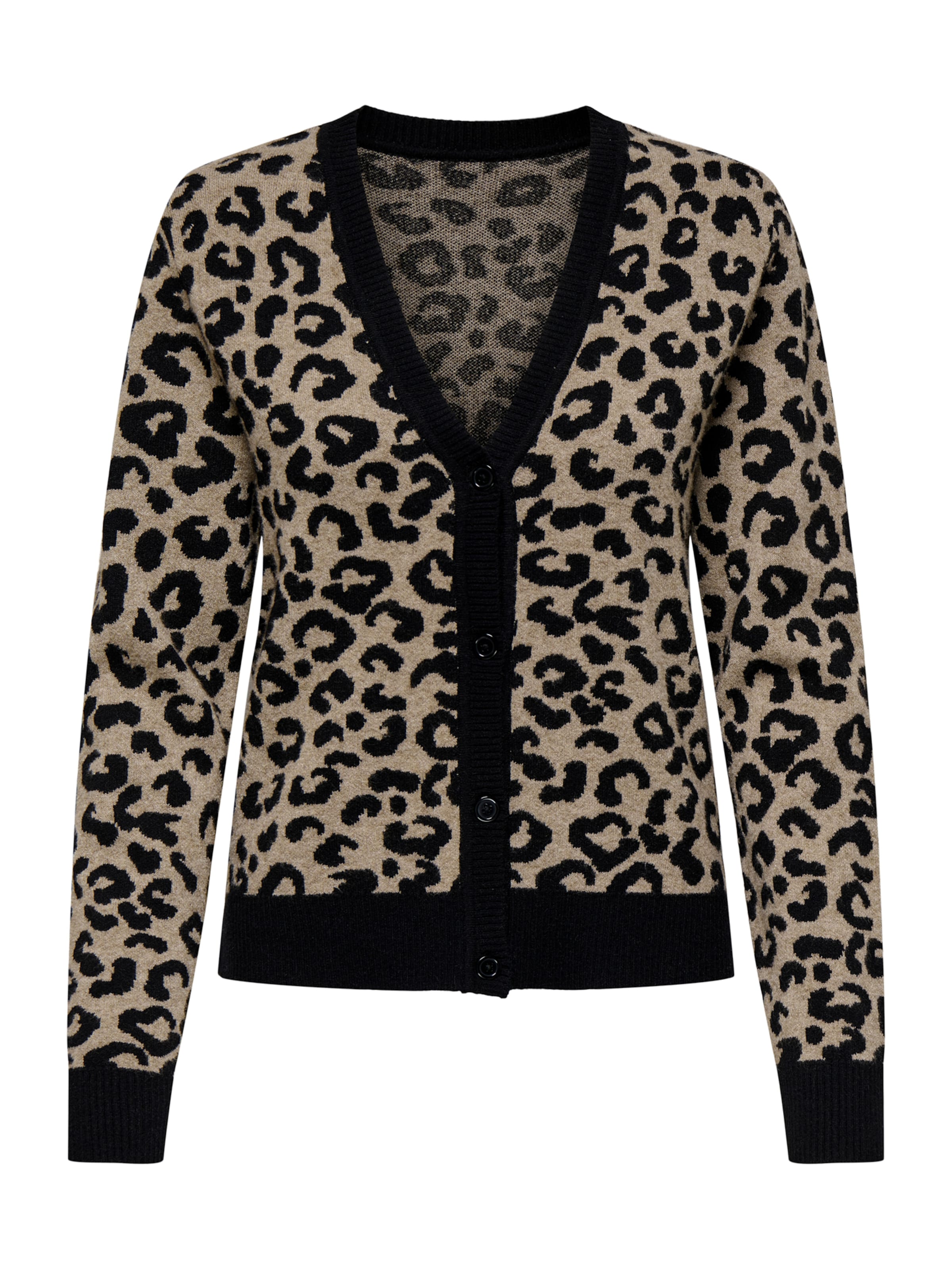 ONLY Knit Cardigan &#x27;ONLleo&#x27; in Black: front