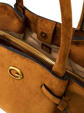 GUESS Shoppingväska 'Guess Sac à Main Allegra Cognac' i brun