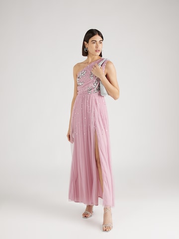 Maya Deluxe Evening Dress in Pink