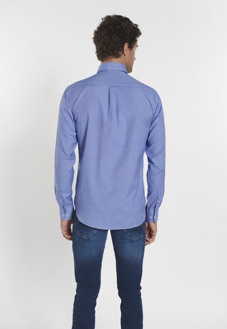 DENIM CULTURE Regularny krój Koszula 'Benjamin' w kolorze niebieski