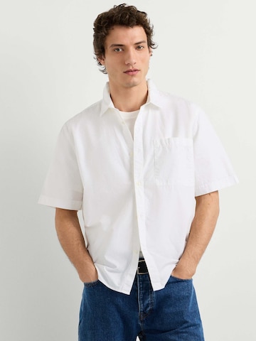 Coupe regular Chemise 'Roel' Pepe Jeans en blanc