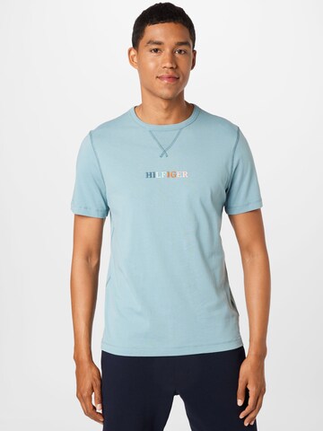 TOMMY HILFIGER T-Shirt in Blau: predná strana