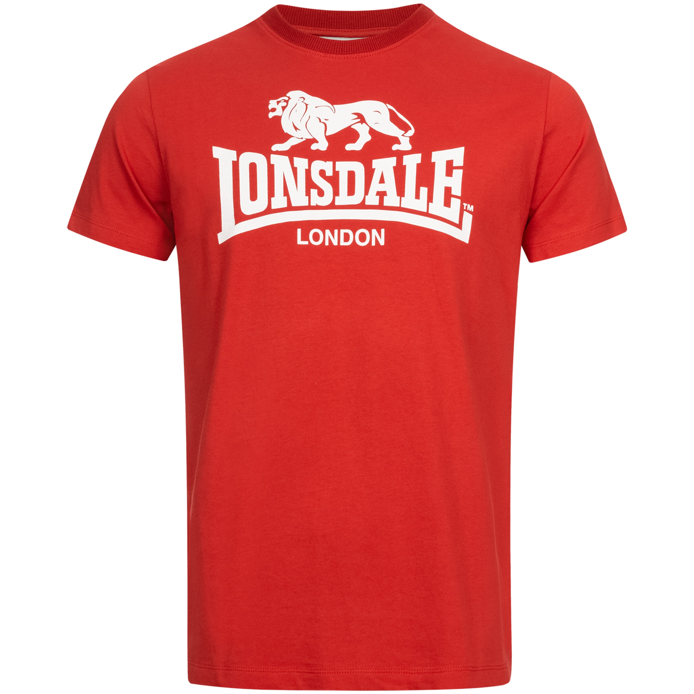 LONSDALE Shirt 'St. Erney' in Red: front