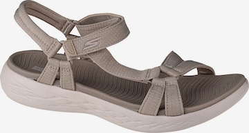 SKECHERS Sandaal 'Skechers On the GO 600 - Brilliancy' in Beige: voorkant