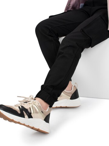 POSH by Poelman Sneakers 'Carocel' in Beige
