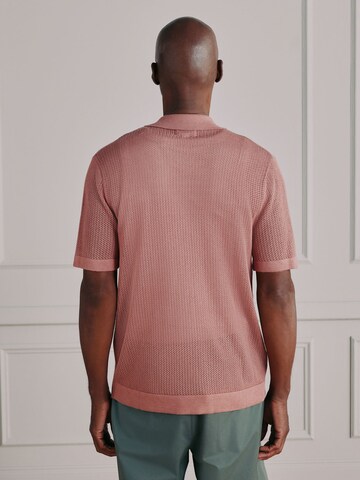 Next Regular fit Button Up Shirt 'Signature' in Pink