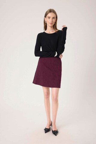 SOAKED IN LUXURY Rok 'SLMaybel Corinne' in Rood