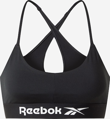 Reebok Sport حمالة صدر رياضية بـ أسود: الأمام