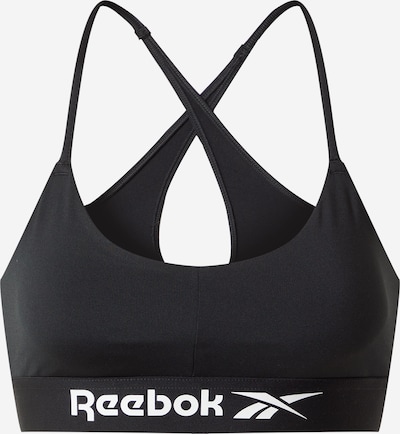 Reebok Sport Спортен сутиен в черно / бяло, Преглед на продукта