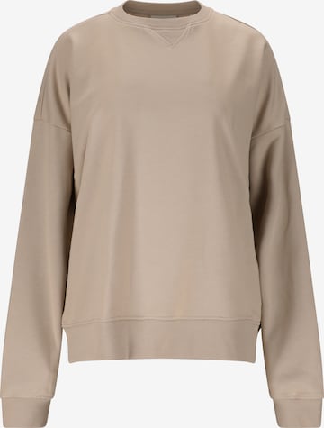 NOU Sweatshirt 'Vacay' in Brown: front