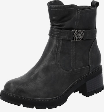 Palado Stiefel 'Jaiya' in Grau: Vorderseite