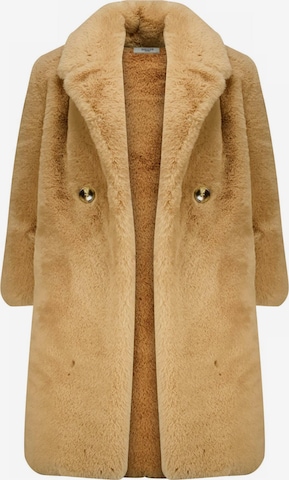 Deeluxe Wintermantel 'DRESSY' in Beige: Vorderseite