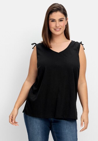 SHEEGO Top in Black: front