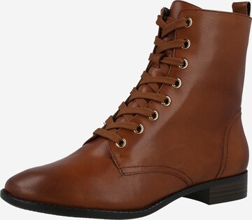 GERRY WEBER Lace-Up Ankle Boots 'Sena' in Brown: front