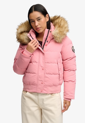 Giacca invernale 'EVEREST' di Superdry & Co in rosa: frontale
