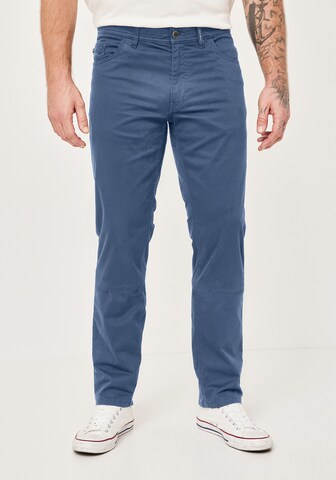 REDPOINT Regular Pants in Blue: front