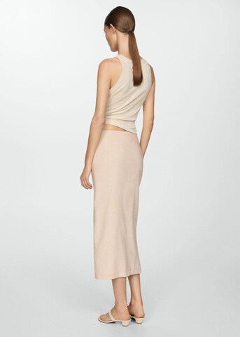 MANGO Skirt 'Carla' in Beige