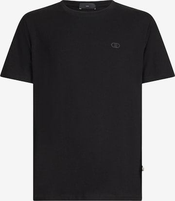 T-Shirt 'LIU JO UOMO T-SHIRT BASICCONTRA T-SHIRT' Liu Jo en noir : devant