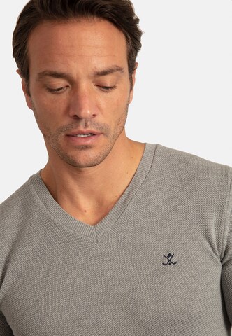 Sir Raymond Tailor Pullover in Grau