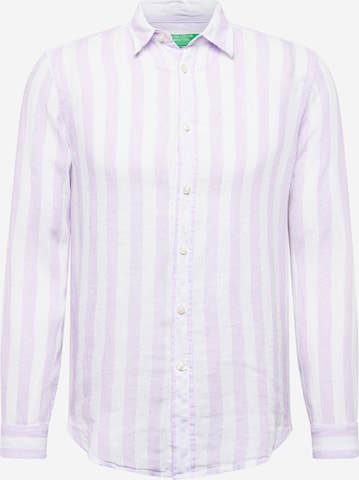 UNITED COLORS OF BENETTON Regular fit Skjorta i lila: framsida