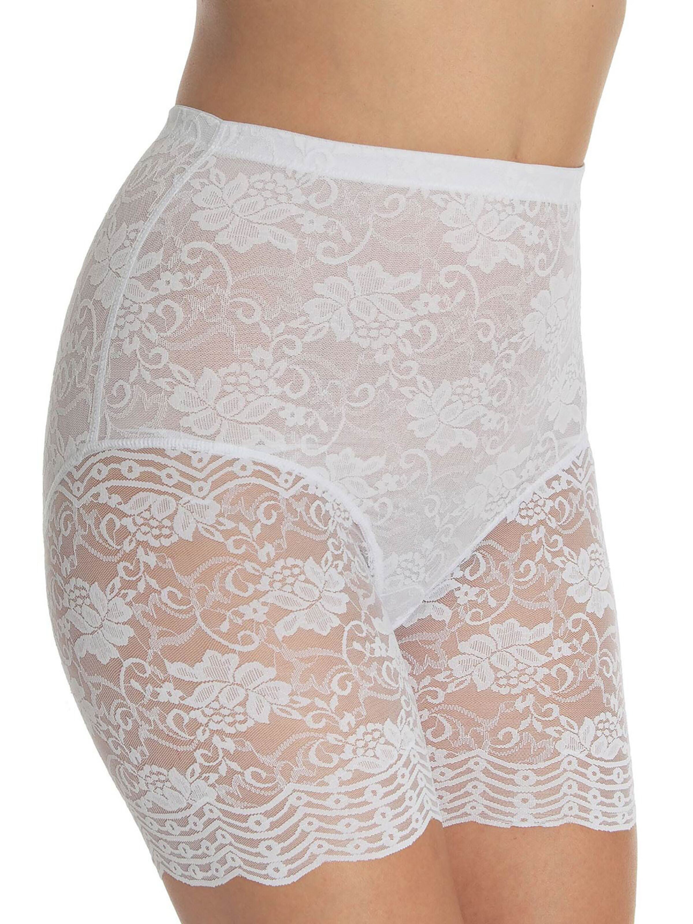 sassa Shaping Pants 'Functional Lace' in White: front
