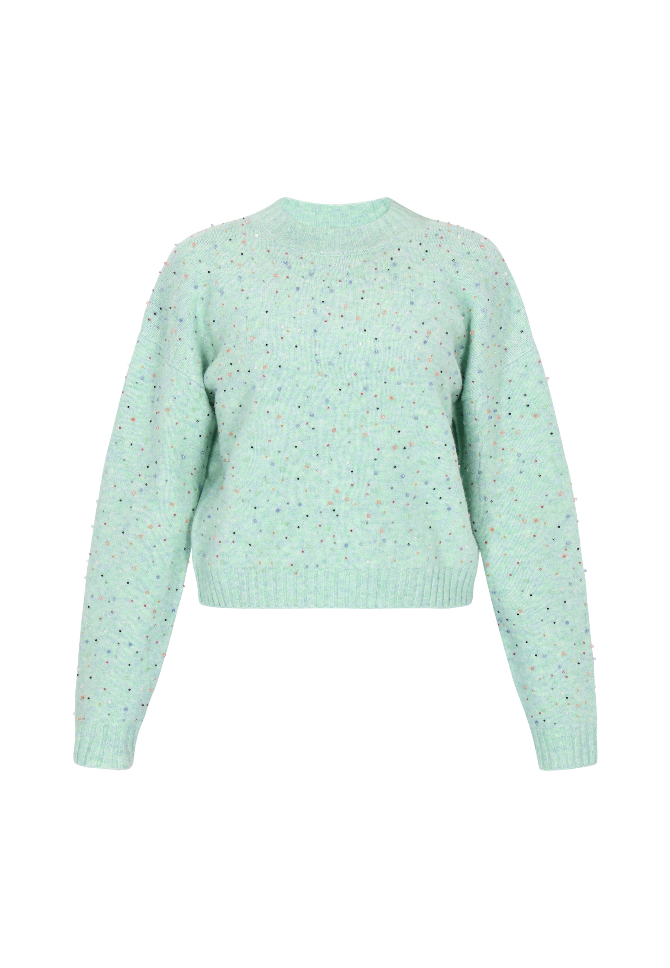 MYMO - Jersey talla grande en verde: frente