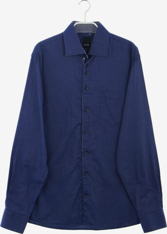 Hatico Button Up Shirt in M in Blue: front