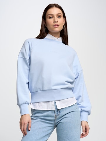 BIG STAR Sweatshirt 'Jean' in Blauw: voorkant