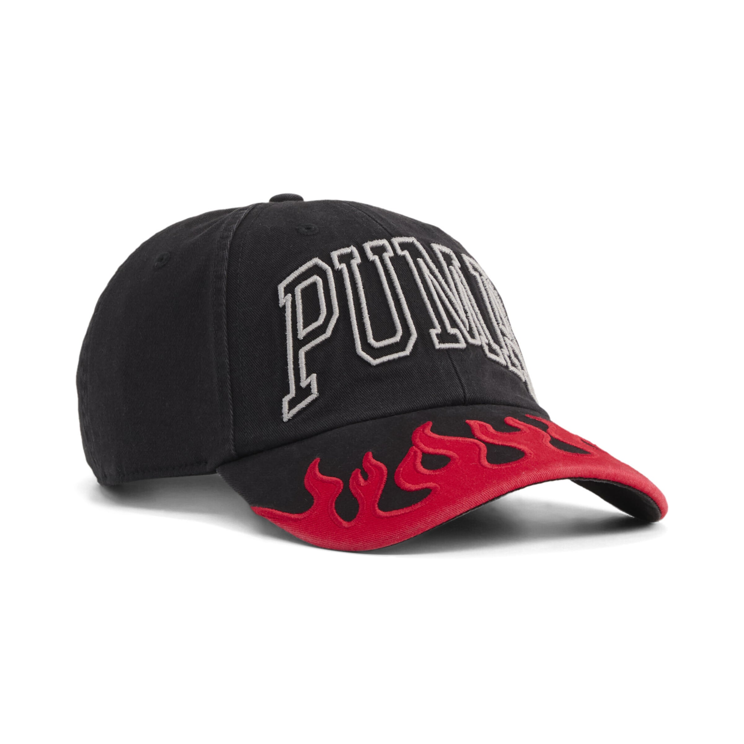 PUMA Sportcap 'Flame' in Schwarz: Vorderseite