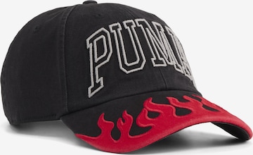 PUMA Sportcap 'Flame' in Schwarz: Vorderseite