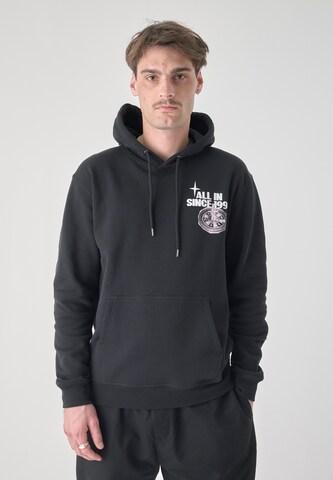 Cleptomanicx Sweatshirt 'Rien ne va plus' in Schwarz: Vorderseite