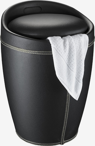 Wenko Hocker 'Candy' in Schwarz: Vorderseite