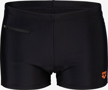 ARENA Swim Trunks 'Zip' in Black: front