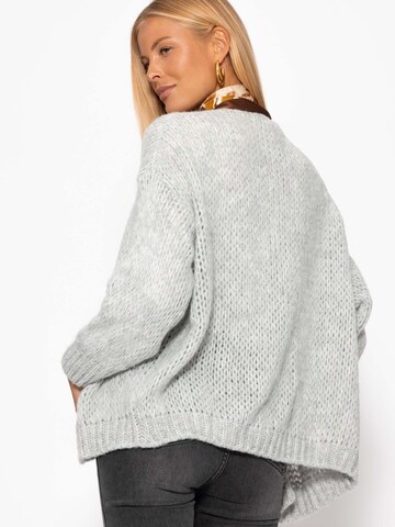 SASSYCLASSY Oversized Cardigan in Grey