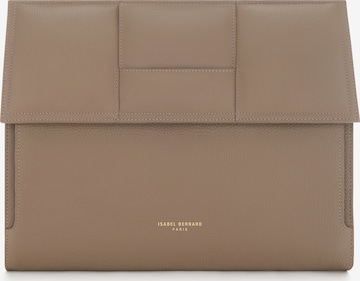 Isabel Bernard Laptoptas in Beige: voorkant